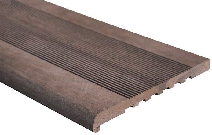 Ступень ДПК Outdoor Havana/Вельвет, коричневая полнотелая микс купить в Омске