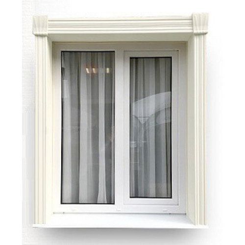 Декоративные заглушки Доломит, комплект левая+правая, белые. купить в Омске