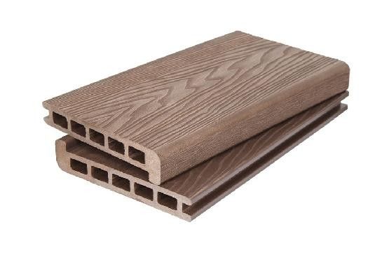 Ступень 3D GardenParkett с древесной текстурой Светло-коричневого цвета купить в Омске