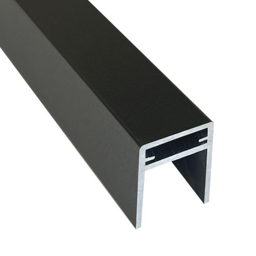 Алюминиевый П-профиль EasyDecking Черное дерево купить в Омске