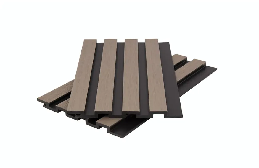 Стеновая панель брусковая из ДПК Polivan Group CO-EX MIX, Snow Mix купить в Омске