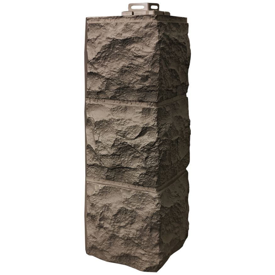 Наружный угол FineBer Доломит, Дымчатый купить в Омске