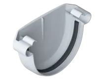 Заглушка для желоба Альта-профиль Элит Белый