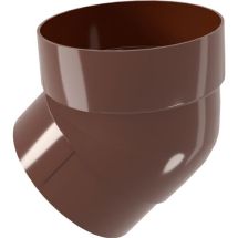 Колено трубы 45° Grand Line, цвет Шоколад