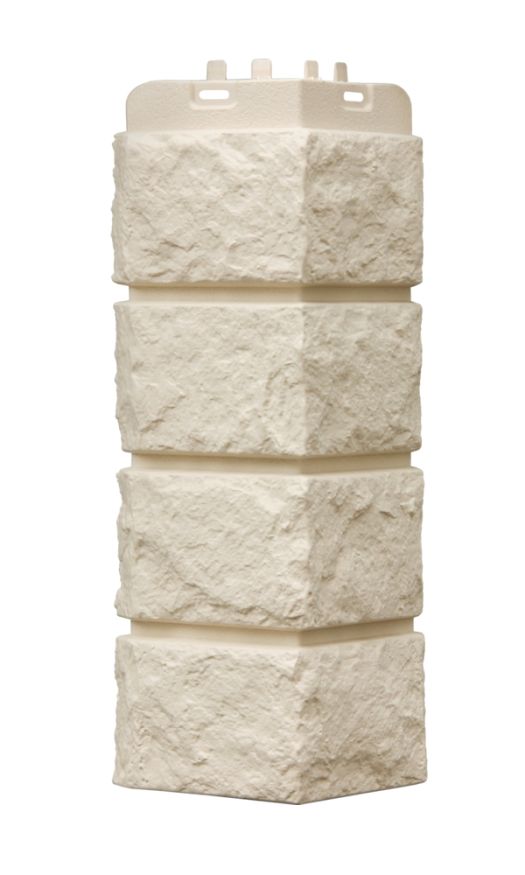 Угол наружный Grand Line, Колотый камень Classic, Молочный купить в Омске