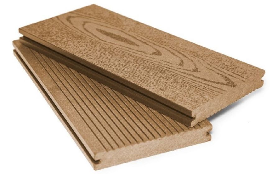 Террасная доска ДПК МАССИВ АЙ-ТЕХПЛАС бронзового цвета купить в Омске