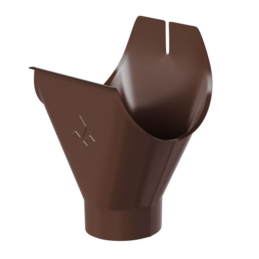 Воронка желоба Aquasystem, PU MATT, RAL 8017 Коричневый 125/90 купить в Омске