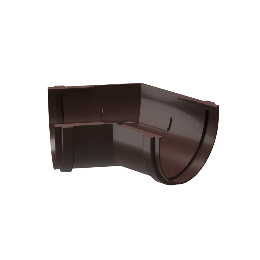 Угол желоба 135˚, Docke Premium, Цвет: Шоколадный купить в Омске