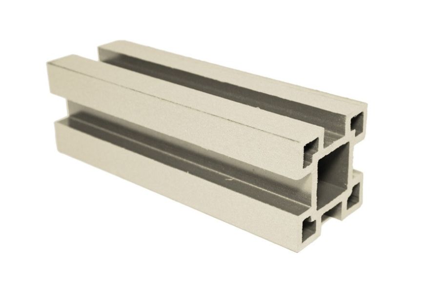 Столб с пазами ДПК AЙ-ТЕХПЛАСТ цвета слоновой кости купить в Омске