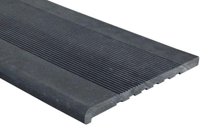 Ступень ДПК Outdoor Havana/Вельвет черная полнотелая. купить в Омске