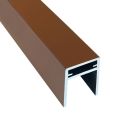 Алюминиевый П-профиль EasyDecking Коричневый купить в Омске