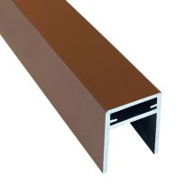 Алюминиевый П-профиль EasyDecking Коричневый