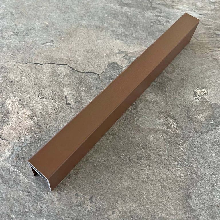 Алюминиевый П-профиль EasyDecking Коричневый купить в Омске