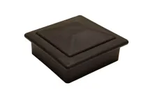 Крышка верхняя ПВХ для столба 125х125 Deckart Графит