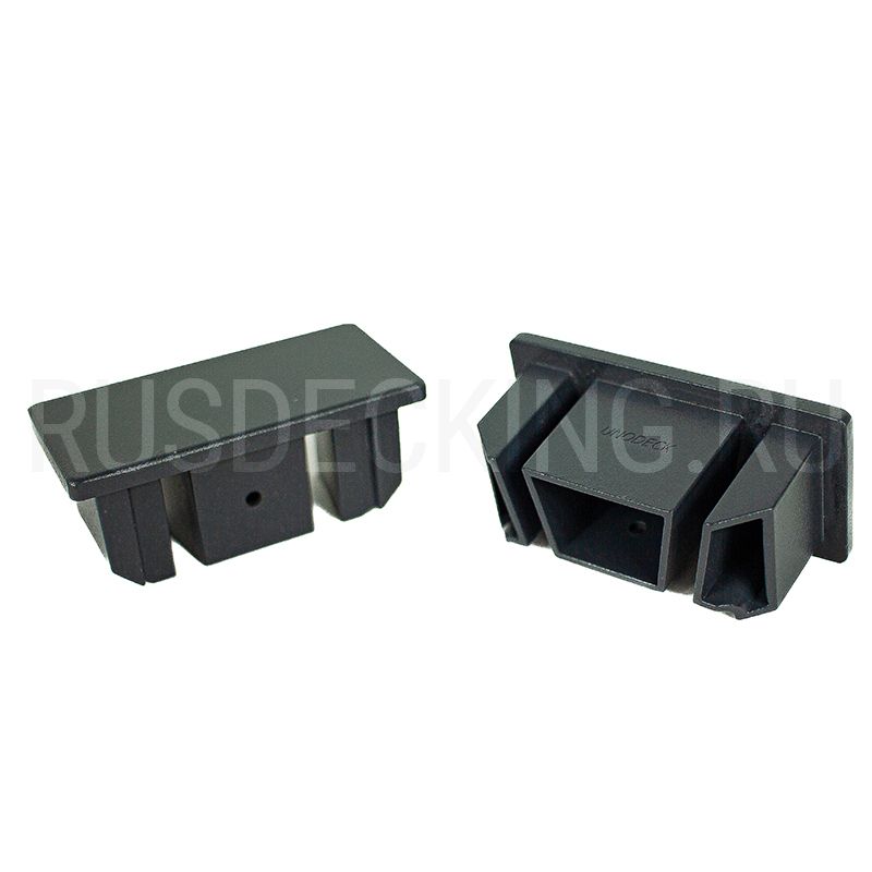 Заглушка для перил торцевая RusDecking Unodeck Графит купить в Омске