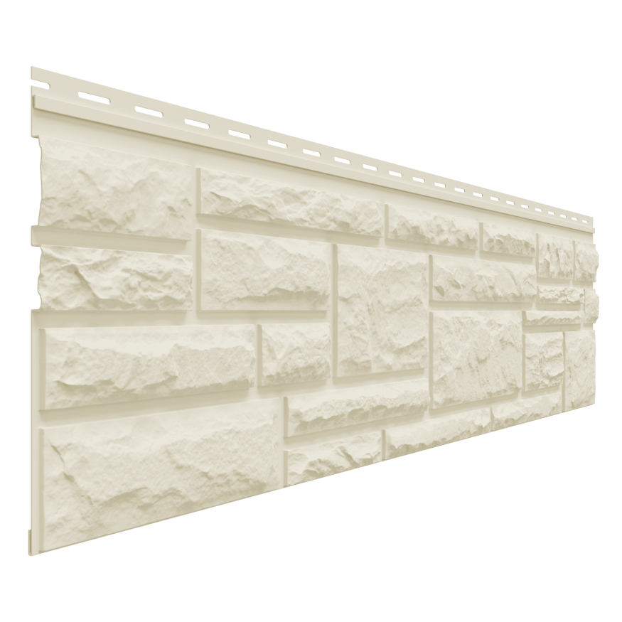 Фасадная панель Доломит, RockVin, Цвет слоновой кости. купить в Омске