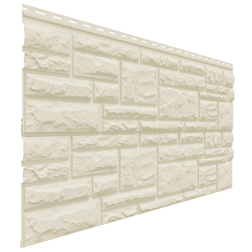 Фасадная панель Доломит, RockVin, Цвет слоновой кости. купить в Омске