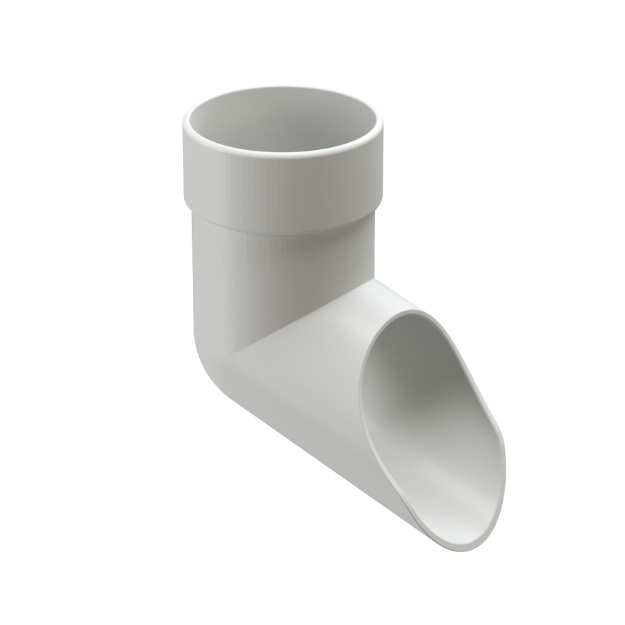 Наконечник водосточной трубы Docke Lux, Пломбир купить в Омске