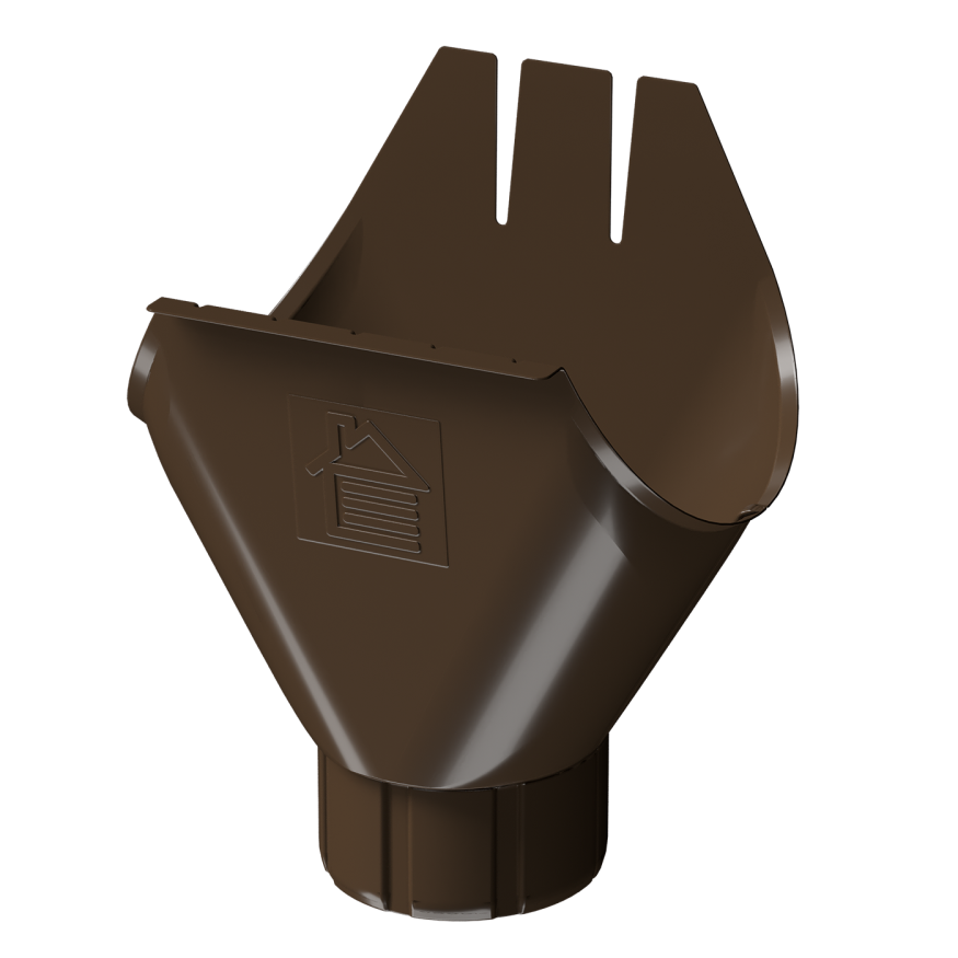 Водосточная воронка Docke Stal Premium, цвет Каштан купить в Омске