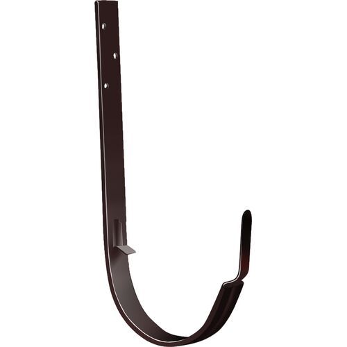 Металлический кронштейн для желоба Grand Line, цвет Шоколад купить в Омске