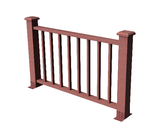 Декоративное ограждение ДПК GRINDERDECO Альма 1500 с невидимым крепежом мербау. купить в Омске