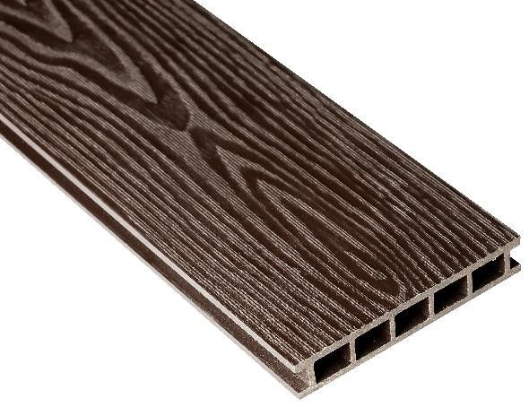 Террасная доска из ДПК Faynag Premium PINO 3D в цвете Венге купить в Омске
