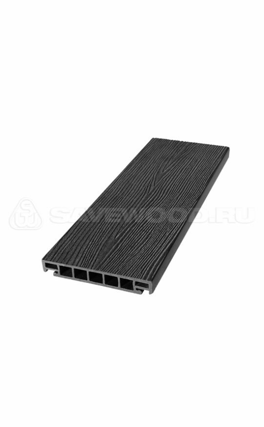 Террасная доска ДПК SaveWood, SW Salix (S) (R), Черный купить в Омске