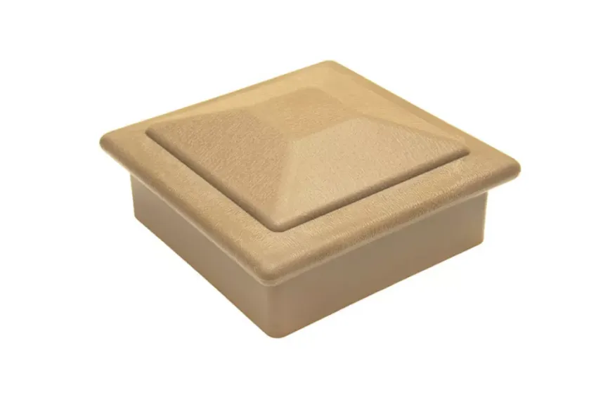 Крышка верхняя ПВХ для столба 125х125 Deckart Орех купить в Омске