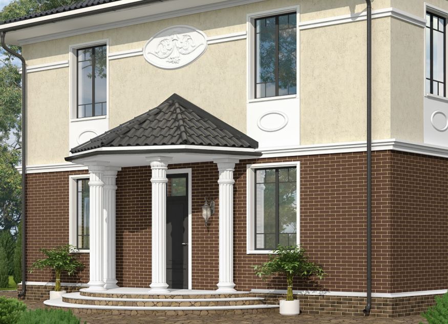 Фасадные термопанели Аляска серия Элевация 15. Braun glatt купить в Омске