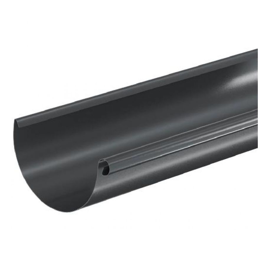 Водосточный желоб Aquasystem, цвет RAL 7024 (Тёмно-серый), длина 3.00 м, размер 125/90. купить в Омске