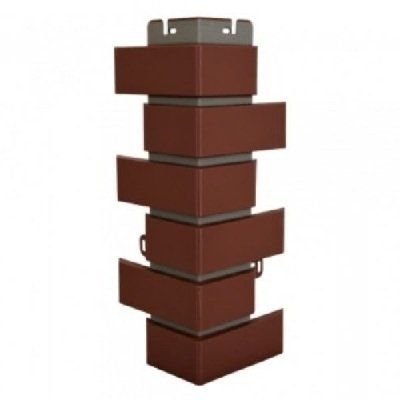 Наружный угол из клинкерного кирпича женого купить в Омске