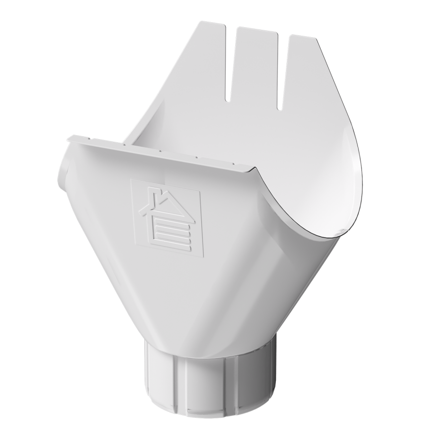 Водосточная воронка Docke Stal Premium, Цвет Пломбир купить в Омске