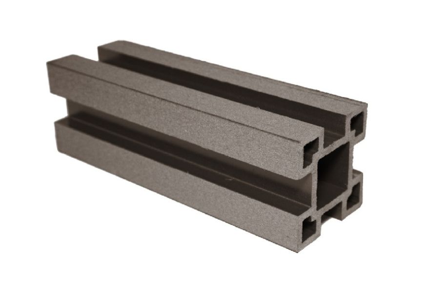 Столб с пазами ДПК AЙ-ТЕХПЛАСТ шоколадный купить в Омске