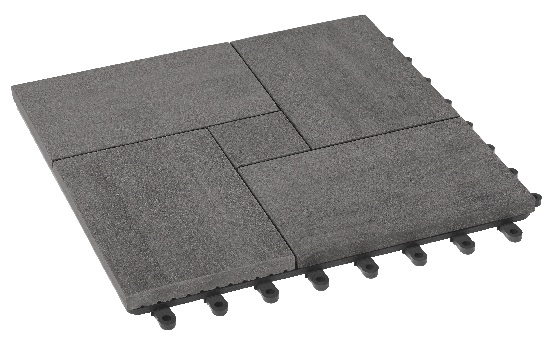 Модульный паркет ДПК GRINDERDECO Люкс 7 Цвет Серый базальт купить в Омске