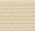 Фасадная панель Доломит в цвете Шампань, имитация кирпича. купить в Омске
