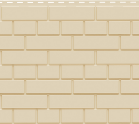 Фасадная панель Доломит в цвете Шампань, имитация кирпича. купить в Омске