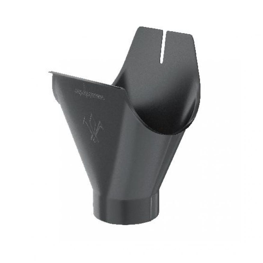 Воронка для дождевой воды Aquasystem, цвет RAL 7024 Тёмно-серый, размер 125/90. купить в Омске