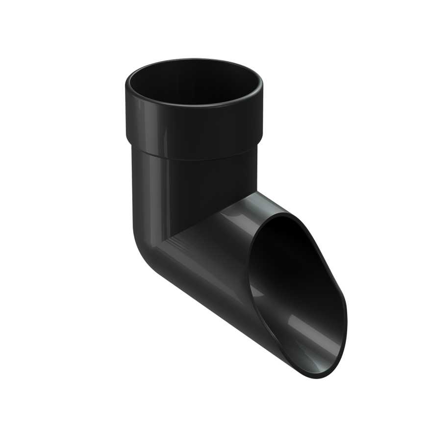 Наконечник водосточной трубы Docke Lux, Карбон купить в Омске