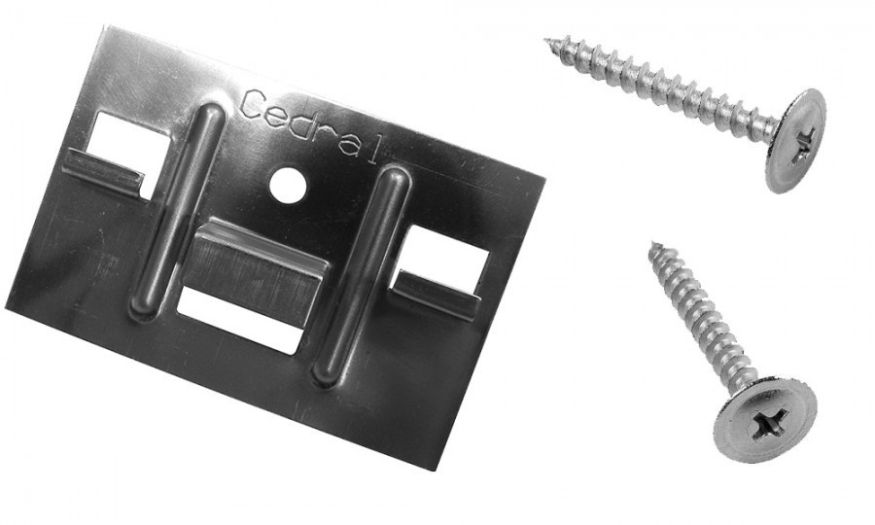 КЛЯММЕР И САМОРЕЗЫ 3,9Х30ММ ДЛЯ CEDRAL CLICK, 250 ШТ (ДЛЯ ДЕРЕВА) купить в Омске