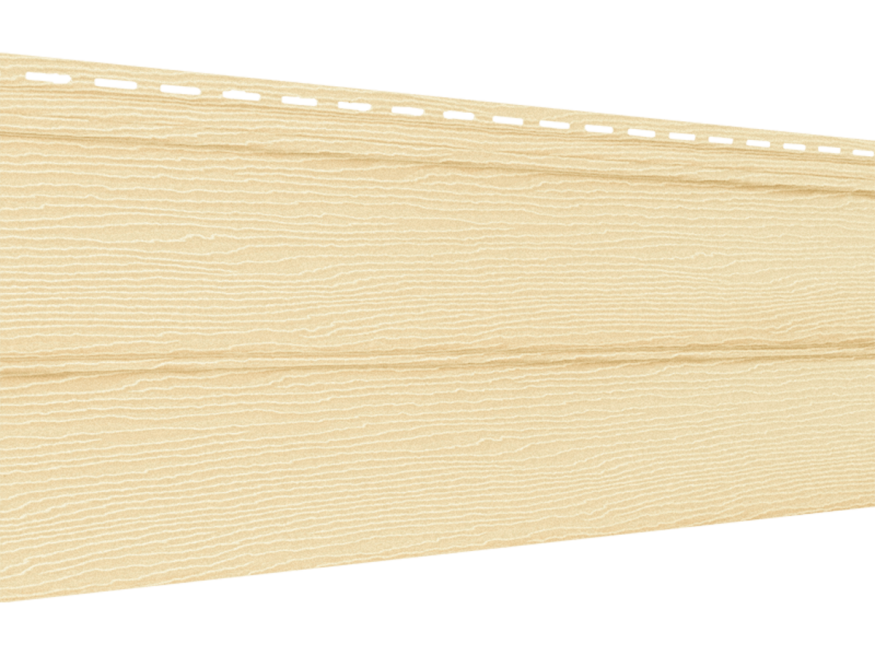 Виниловый сайдинг Ю-пласт, Блок Хаус, Кремовый оттенок. купить в Омске