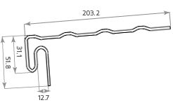 J-фаска, ветровая доска Tecos Ardennes, акриловая Арабика. купить в Омске