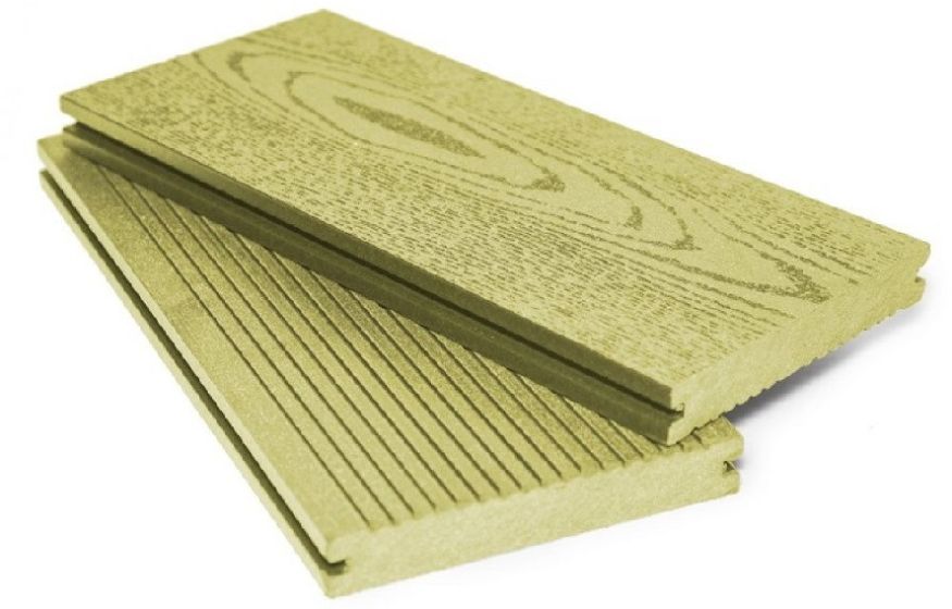 Террасная доска ДПК МАССИВ АЙ-ТЕХПЛАС в цвете золотой купить в Омске