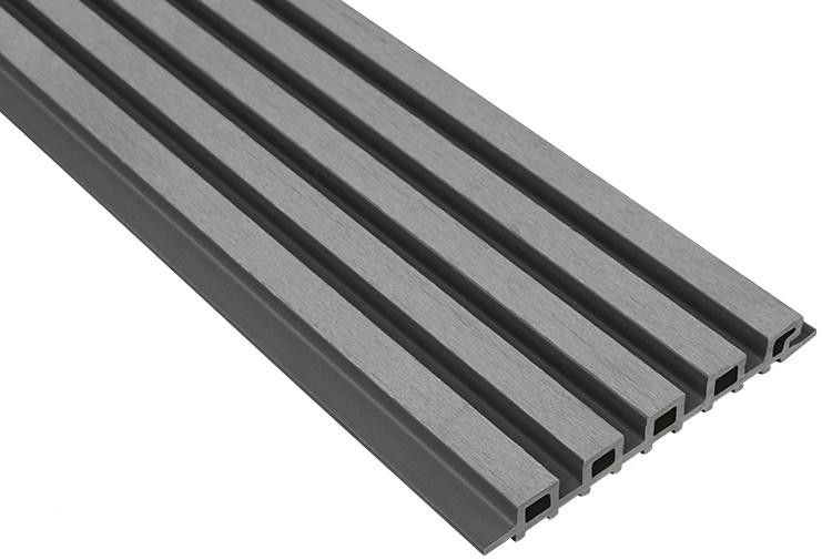 Универсальная серая панель ДПК Outdoor 3D с шлифовкой купить в Омске