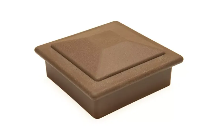 Крышка верхняя ПВХ для столба 125х125 Deckart Шоколад купить в Омске