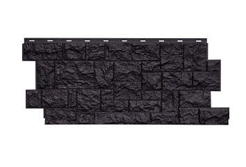 Фасадная панель Nordside, Северный камень, Цвет Шоколад. купить в Омске