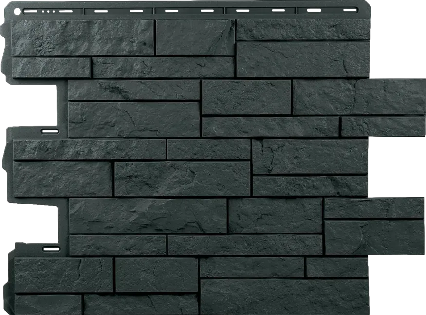 Фасадная панель Альта-Профиль, Шотландия ЭКО Графит купить в Омске