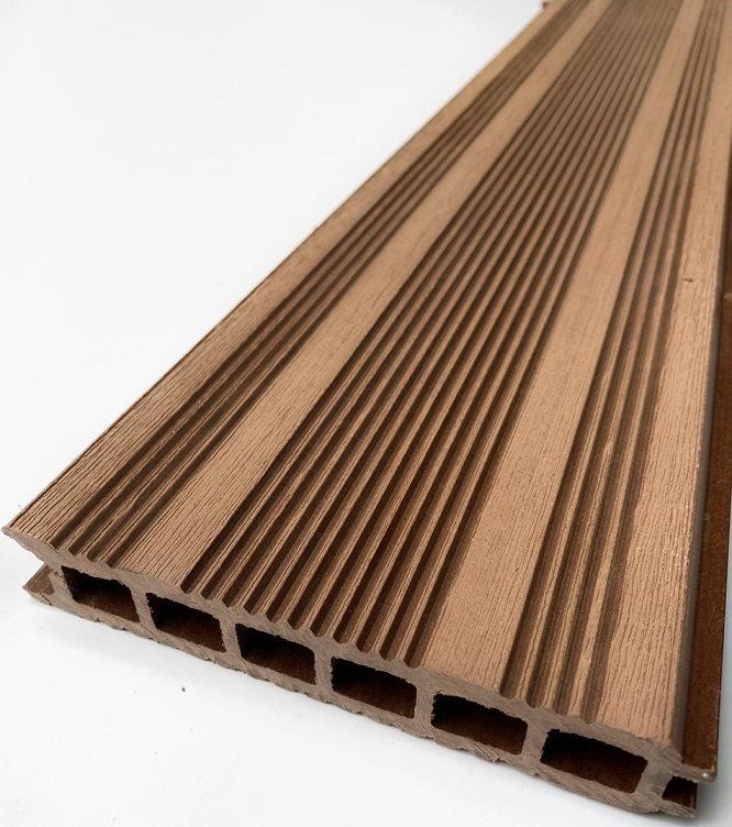 Террасная доска ДПК &amp;quot;ДеревоПласт&amp;quot; - Бесшовная, Коричневая купить в Омске
