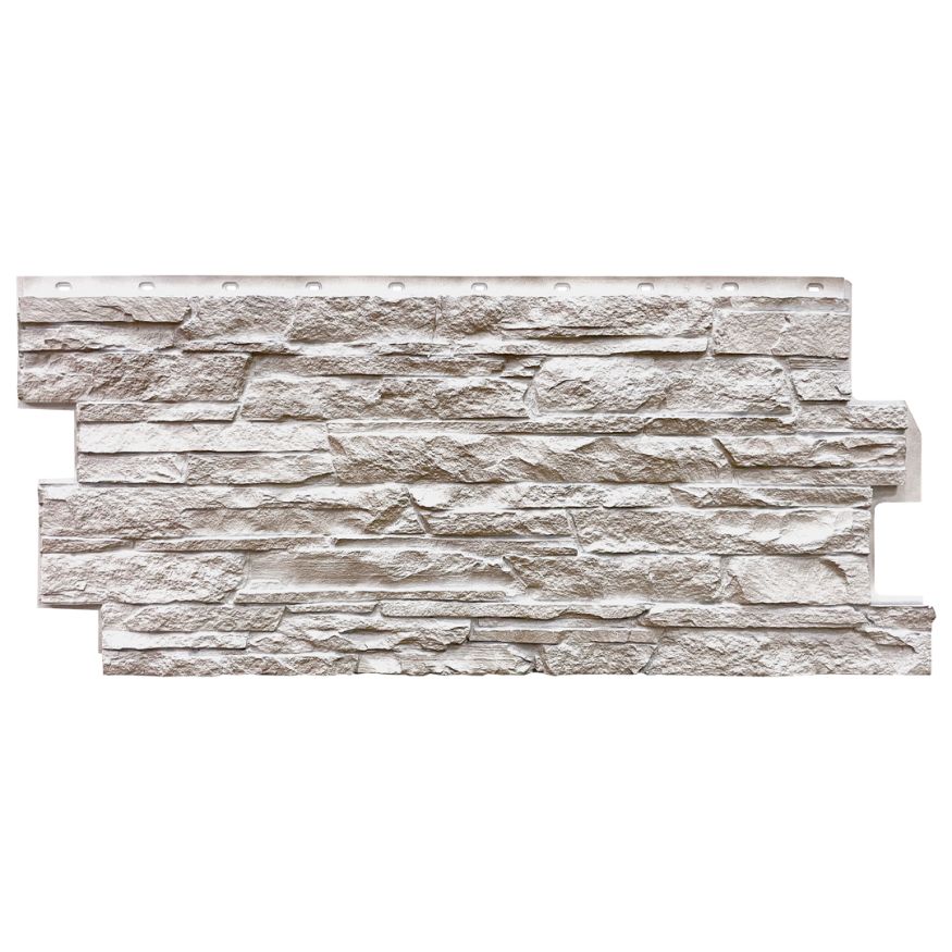 Фасадная панель FineBer Скала, Мелованный белый купить в Омске