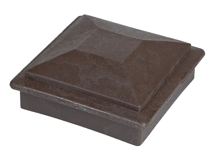 Крышка верхняя ПВХ для столба 125х125 Deckart Венге купить в Омске