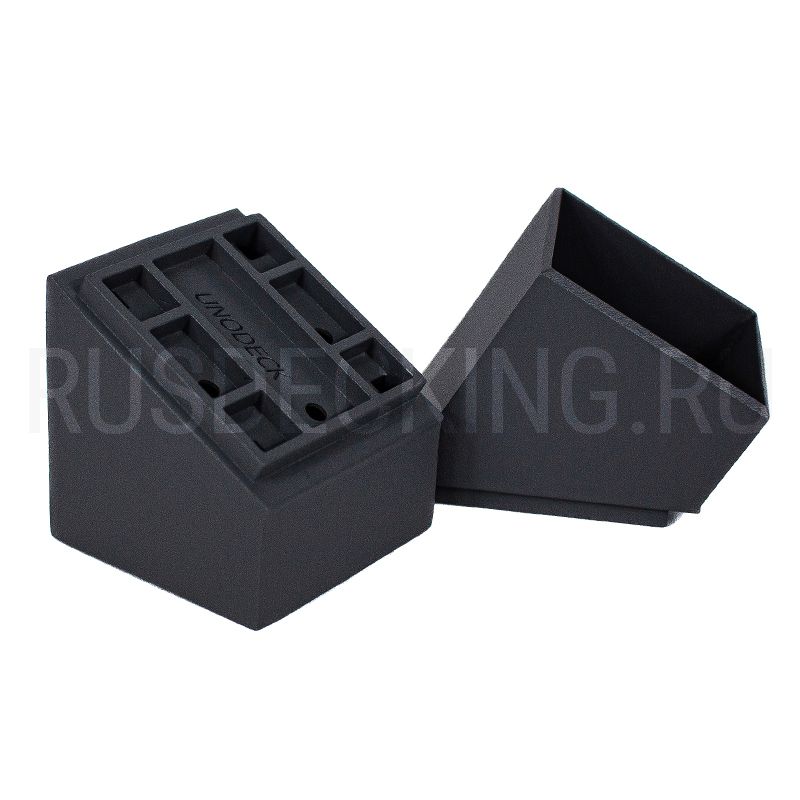 Крепление балясины наклонное RusDecking Unodeck Графит купить в Омске